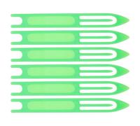 MAJORMENCH Lot de 6 Aiguilles en Plastique pour Tissage de Tapis et Filets de Pêche, Taille 9 Extra-Large, Outils Manuels pour Réparation de Navettes et Casiers à Crabes, Dimensions 31 X 3,7