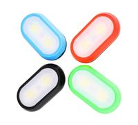 MAJORMENCH Lumière LED de Sécurité à Clip Accessoires Running Indispensables 4 Pcs Alliage D'aluminium et Plastique, Design Super Résistant Couleur Aléatoire pour Course à