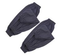 MAJORMENCH Manchon D'avant-bras Ajustement Serré en Denim Double Couche Protection Anti-abrasion Résistant à L'usure Lot de 2 Paires pour Chantiers et Environnements à Risque Élevé