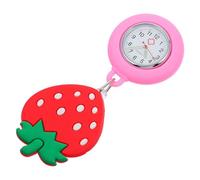 MAJORMENCH Montre de Poche Infirmière en Silicone N°5 Lumineuse et Rétractable Cadran Facile à Lire pour Surveiller Les Patients en Milieu Médical Légère et Pratique pour Usage Quotidien