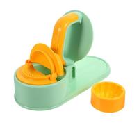 MAJORMENCH Outil de Fabrication de Pâte à Raviolis Manuel en Abs Vert, Presse à Pâte Pratique pour Sceller et Gagner Temps Cuisine