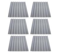 MAJORMENCH Panneaux Acoustiques en Mousse Polyuréthane Autocollants 6pcs pour Home Theaters et Studios D'enregistrement Absorption Sonore Échos