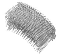 MAJORMENCH Peignes à Cheveux Accessoires Élégants en Fer Argentés 10pcs Faciles à Insérer pour Femmes et Filles, pour Soirées et Bals