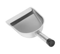 MAJORMENCH Pelle à Poussière en Acier Inoxydable Épaisse, Taille Moyenne, Poignée Droite Ergonomique, Pelle de Nettoyage Portative Cuisine, Maison et Bureau, Outil Pratique pour Déchets