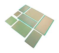 MAJORMENCH Plaque D'essai PCB Simple Face en Fibre de Verre 8 Pièces Vernis Épargne, Support de Circuit Imprimé pour Soudure, Carte de Prototypage Électronique pour Bricolage et