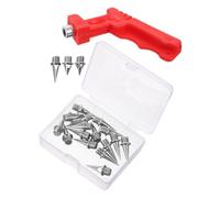 MAJORMENCH Pointes de Remplacement pour Chaussures D'athlétisme, Jeu de 48 Pointes Métalliques Coniques daptées Course, Saut, Golf, Adhérence Optimale pour Sprint et Entraînement