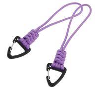 MAJORMENCH Porte-clés Corde Résistante en Polyester en Paracorde avec Mousqueton en Alliage D'aluminium, Lot de 2 pour Voyage et Randonnée en Plein Air
