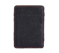 MAJORMENCH Portefeuille Magique Style Simple et Élégant et Design Multi-Cartes en Cuir PU Noir Grosse Capacité pour Homme pour Occasions Spéciales et Présents