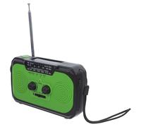 MAJORMENCH Radio d'urgence Multifonction Lampe LED Rechargeable à Manivelle Portable et Énergie Solaire pour Activités Nocturnes et Catastrophes Naturelles