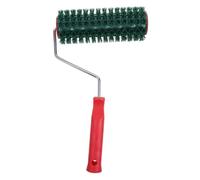 MAJORMENCH Rouleau à Texture Décoratif Vert Clair 7 Pouces pour Peinture | Brosse Souple à Picots, Application Uniforme, Léger, Facile à Nettoyer, Plastique Métal, Béton Maçonnerie