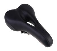 MAJORMENCH Selle de Vélo Respirante et Confortable pour VTT, Coussin Épais Absorbant Les Chocs, Siège Noir Ergonomique Compatible Vélos Tout Terrain, Accessoire Cyclisme pour Longue Distance