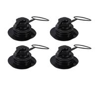 MAJORMENCH Soupapes à Air Spirales TPU Universelles 4 Pcs, Valves de Gonflage pour Kayaks, Bateaux Pneumatiques et Radeaux, Bouchons D’air Résistants, Accessoires Indispensables pour Sports