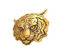 MAJORMENCH Tigre Saint-valentin pour Or Homme de Alliage Broche Accessoire Zinc pour Col Décoratif Élégant et Antique Costume