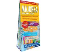 Majorque Minorque Ibiza carte et guide plastifiés XL 2en1 guide et carte