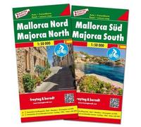 Majorque Nord et Sud, set, carte routière 1:50.000