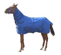 MaJu Couverture pour Chevaux D'extérieur à Col Haut Caractéristiques d'une Coque Ripstop 600 Deniers Imperméable Et Respirante(Size:135cm)