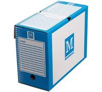 Majuscule-boite A Archive 34x25 Dos 15cm Bleu - Paquet De 25