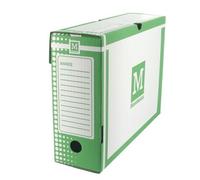 Majuscule-boite Archive 34x 25 Dos 10cm Vert - Paquet De 25