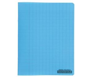 Majuscule-cahier D'ecriture Piqures 17x22 32p Polypropylene Bleue