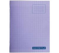 Majuscule-cahier piqures grand carreaux polypropylene 17x22 48p 90g violet 100105472 Violet G