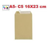 Majuscule-enveloppes Kraft 90g 16x23 Bandes Detachables Ab - Paquet De 50 REF UGPOC5