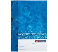 Majuscule-registre Des Eleves Inscrits A L'ecole [Fournitures de bureau]