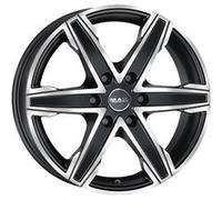 MAK Jantes King6 7.5x17 6x114,3 Ice Black pour Nissan Navara M1 (WC7)