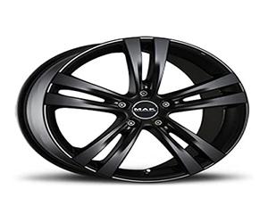 Mak Zenith. Noir mat 7 x 17 x Et45 4 x 100 Alésage du Moyeu jantes en alliage de 72