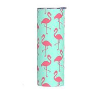 Makachen Flamingo Gobelet à café isotherme en acier inoxydable 591 ml pour la maison, le bureau, le sport, les fêtes, les cadeaux