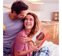 Makai Cadeau d'Amour Bundle - Boîte de tirage au sort & Set d'empreintes de mains - Idée de cadeau pour les couples et les amoureux pour un anniversaire, la Saint-Valentin, un anniversaire de naissanc