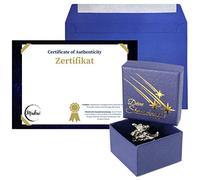 Makai Carte personnalisée avec Certificat d'authenticité pour Fiançailles, Nouvelle Année, anniversaire de mariage - Espace, Météorite - Carte de vœux