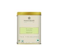 Makaibari Vert argenté | Boîte de 100 g | Darjeeling Green Tea | Théière