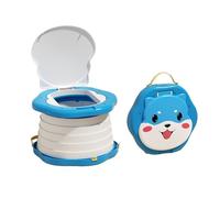 Makamsui Pot de voyage pliable portable pour tout-petit, siège de toilette d'entraînement pour voiture, toilettes pour enfants avec protection anti-éclaboussures pour les tout-petits, les voyages, le