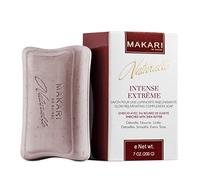 Makari Naturalle Intense Extrême Savon Éclaircissant (7 oz.) Action anti-âge éclaircissante, purifiante et exfoliante pour le corps à base de Beurre de Karité - Soins nettoyants et éclaircissants anti-taches et hyperpigmentation.