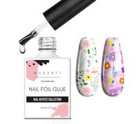 Makartt Colle Transfert Foil Ongles 15mL - UV LED Requise pour Nail Art | Gel De Transfert Pour Stickers À Ongles, Formule Résine Naturelle, Tenue Durable, Parfait Pour DIY Nail Art, Salons Et Écoles