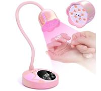 Makartt Lampe à ongles LED UV - Mini lampe UV pour vernis à ongles en gel - Lampe à séchage rapide - 30 W - Lampe LED rechargeable avec 4 minuteries et capteur automatique - Pour salon et maison
