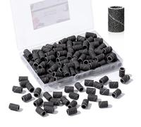 Makartt Lot de 100 bandes de ponçage pour perceuse à ongles, taille #240, blanc