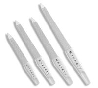 Makartt Métal Limes à ongles - Lime à ongles saphir, longue double face pour modeler et coiffer les ongles naturels et artificiels, idéale pour les ongles durs, parfaite pour les manucures à domicile