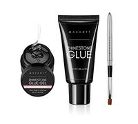 Makartt Nail Art Rhinstone Glue Gem Gel, Super Adhésif Nail Gel pour Pierres Précieuses, Nail Art Gel pour Pierres Précieuses Pierres de Cristal Bijoux