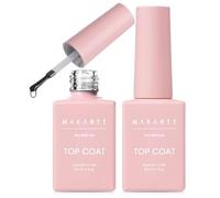 Makartt Top Coat Vernis à Ongles - 2PSC No Wipe Gel Top Coat