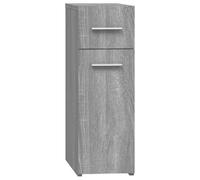 Makastle Armoire D'apothicaire avec 3 Tiroirs, Meuble de Rangement, Commode pour Salle de Séjour, Salon, Chambre à Coucher, 20x45,5x60 cm Sonoma Gris Bois D'ingénierie