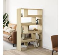 Makastle Bibliothèque à 5 Niveaux, Étagère de Rangement, Meuble de Rangement Moderne pour Salon, Bureau, Cuisine, chêne Sonoma 100x33x156,5 cm Bois d'ingénierie