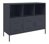 Makastle Buffet Anthracite 100,5x39x79 cm Acier