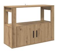 Makastle Buffet chêne Artisanal 80 x 30 x 60 cm Bois d'ingénierie