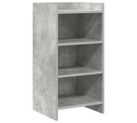Makastle Buffet Gris béton 40 x 36 x 80 cm Bois d'ingénierie