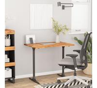 Makastle Dessus de Bureau avec Courbe, Plateau de Table Interchangeable, Convient aux Bureau D'ordinateur, Table D'appoint, 90x50x2,5cm Bois Massif D'acacia