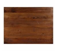 Makastle Dessus de Table, Plateau de Remplacement pour Table à Manger, Large Gamme D'utilisations, Convient aux Restaurant, 70x60x2,5 cm Bois Massif Récupéré