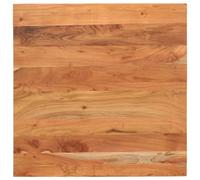 Makastle Dessus de Table, Plateau de Remplacement pour Table à Manger, Large Gamme D'utilisations, Convient aux Restaurant, 80x80x3,8 cm Bois Massif D'acacia