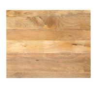 Makastle Dessus de Table, Plateau de Remplacement pour Table à Manger, Large Gamme D'utilisations, Convient aux Restaurant, 100x80x3,8cm Bois Massif Manguier