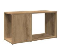 Makastle Meuble TV avec Espace de Rangement, vitrine, casiers pour entrée, Chambre à Coucher, Salon, chêne Artisanal, 60 x 24 x 32 cm